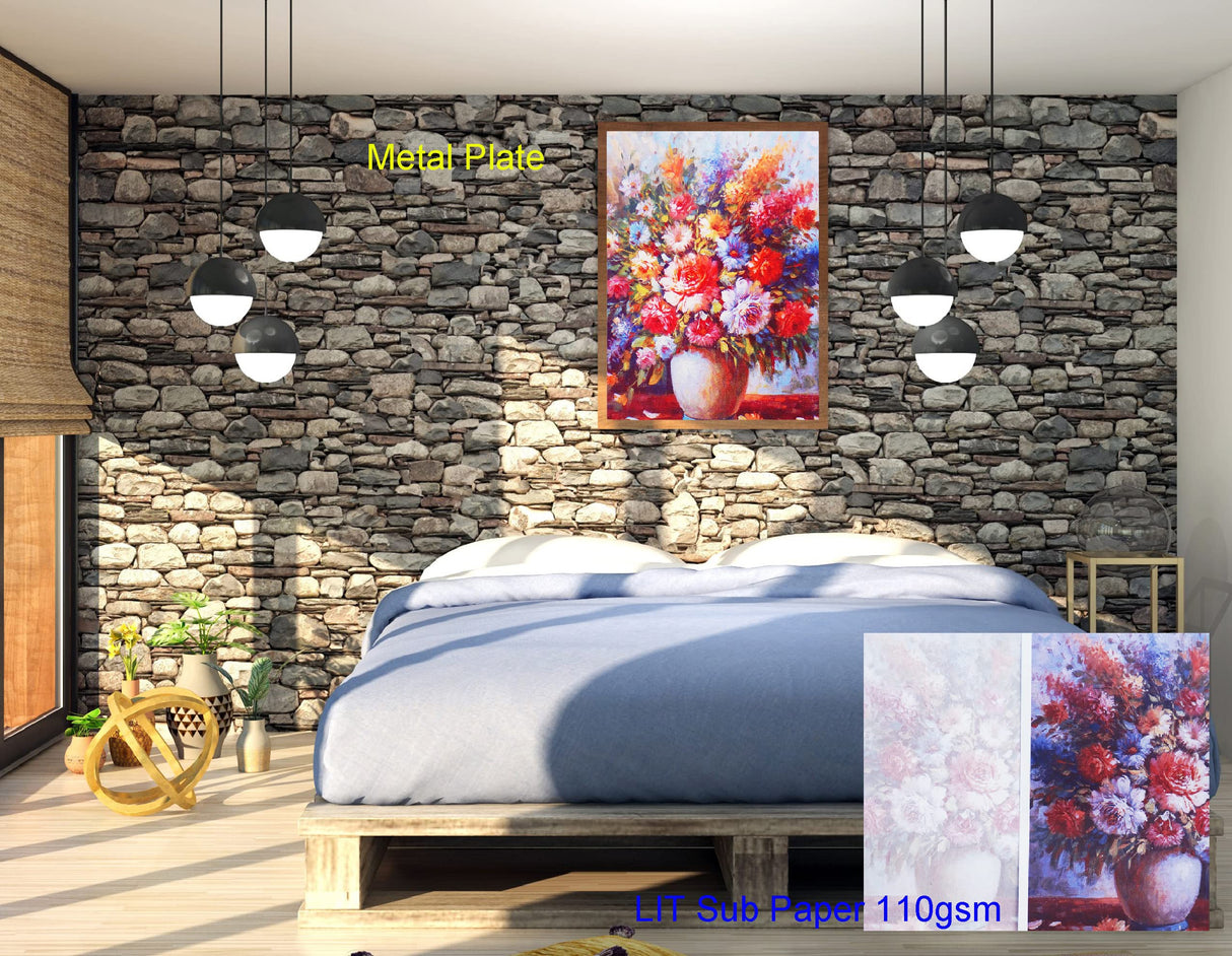 LIT Sublimation Paper A4 210x297mm, 100 Sheets 110gsm Heat Press Transfer Paper - For Any Epson Sawgrass Ricoh HP Inkjet Sublimation Printers With Sublimation Ink For Sub Blanks T shirts Mugs LIT PAPER