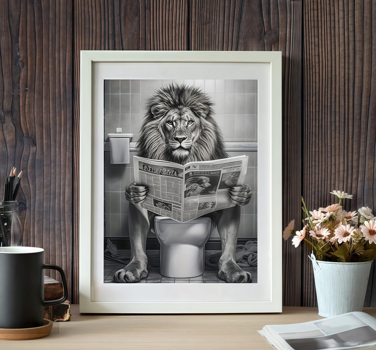 BYGFHLYW 5D Diamond Painting Kits for Adults, Lion Animal Diamond Art Kits for Adults Beginner, DIY Full Drill Diamond Dot Gem Painting for Home Wall Decor 12x16inch BYGFHLYW