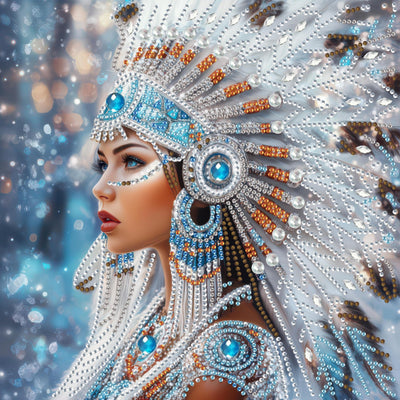 SKRYUIE DIY Diamond Art Kits for Adults African Special Shape - 5D Diamond Painting Kits for Adults African American - Crystal Embroidery Cross Stitch - Craft for Wall & Office Decor 12×12 Inch