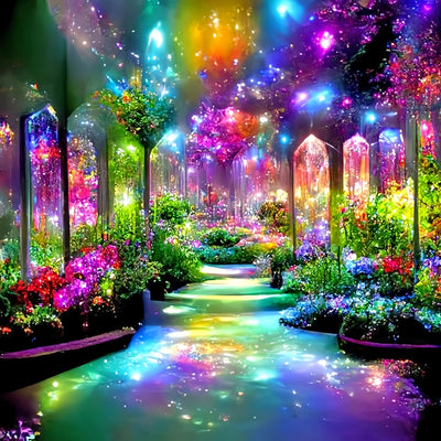 BYGFHLYW 5D Diamond Art Kits for Adults Beginner, Dreamy Landscape Adult Diamond Painting Kits, DIY Full Drill Gem Art Paint by Diamonds Dots Crafts Kits for Home Wall Decor 13.7x13.7inch