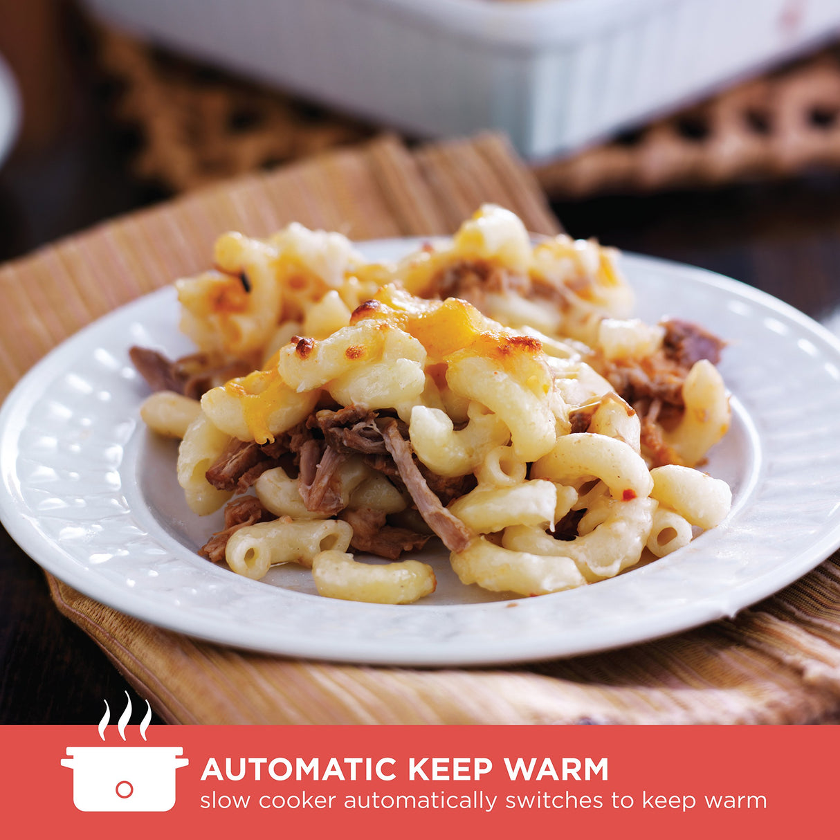 BLACK+DECKER 7-Quart Slow Cooker, SCD4007, Chalkboard Exterior, Locking Lid, 3 Heat Settings, Removable Stoneware Crock BLACK+DECKER