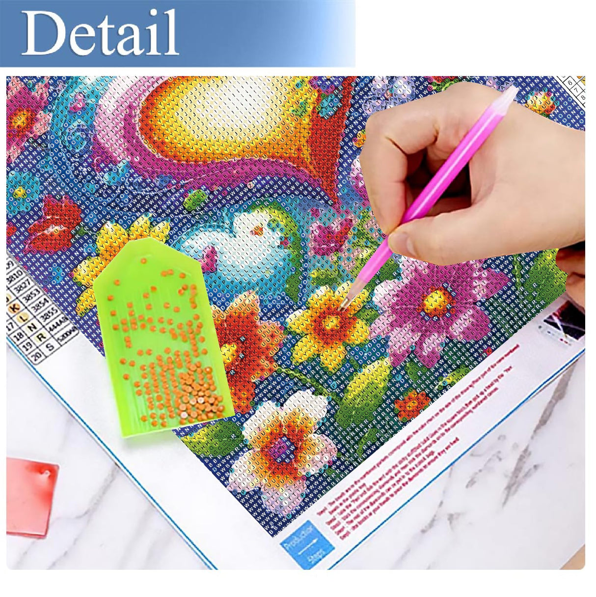 JFYHAB Love Diamond Painting Kits for Adults, Flower 5D Diamond Art Kits for Beginner DIY Full Drill Diamond Dots Crystal Craft Kits Gem Art for Home Wall Decor Gifts 11.8x15.7 inch JFYHAB