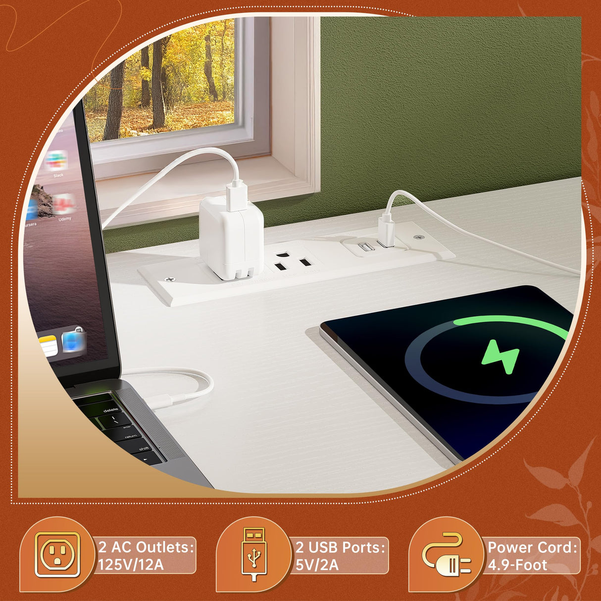 EnHomee 55" W Dresser for Bedroom with LED Lights & Charging Station 12 Drawer Dressers & Chests of Drawers Dresser TV Stand for Bedroom for Hanging 65" TV, Metal Frame & Fabric Drawers, White EnHomee