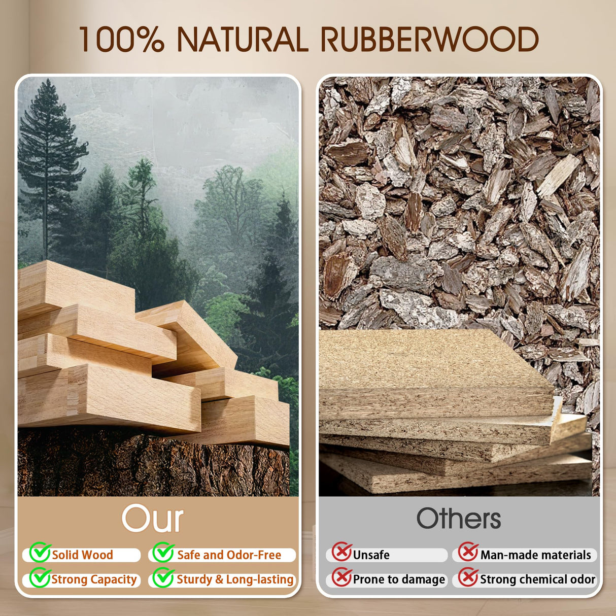 6 Tier Rotating Bookshelf Tower Spinning Bookshelf with Swivel Wheels Book Shelf Rotating Storage Tower for Kids Adult Narrow Walnut Solid Wood Revolving Bookcase Organizer for Bedroom Living Room IUNVR