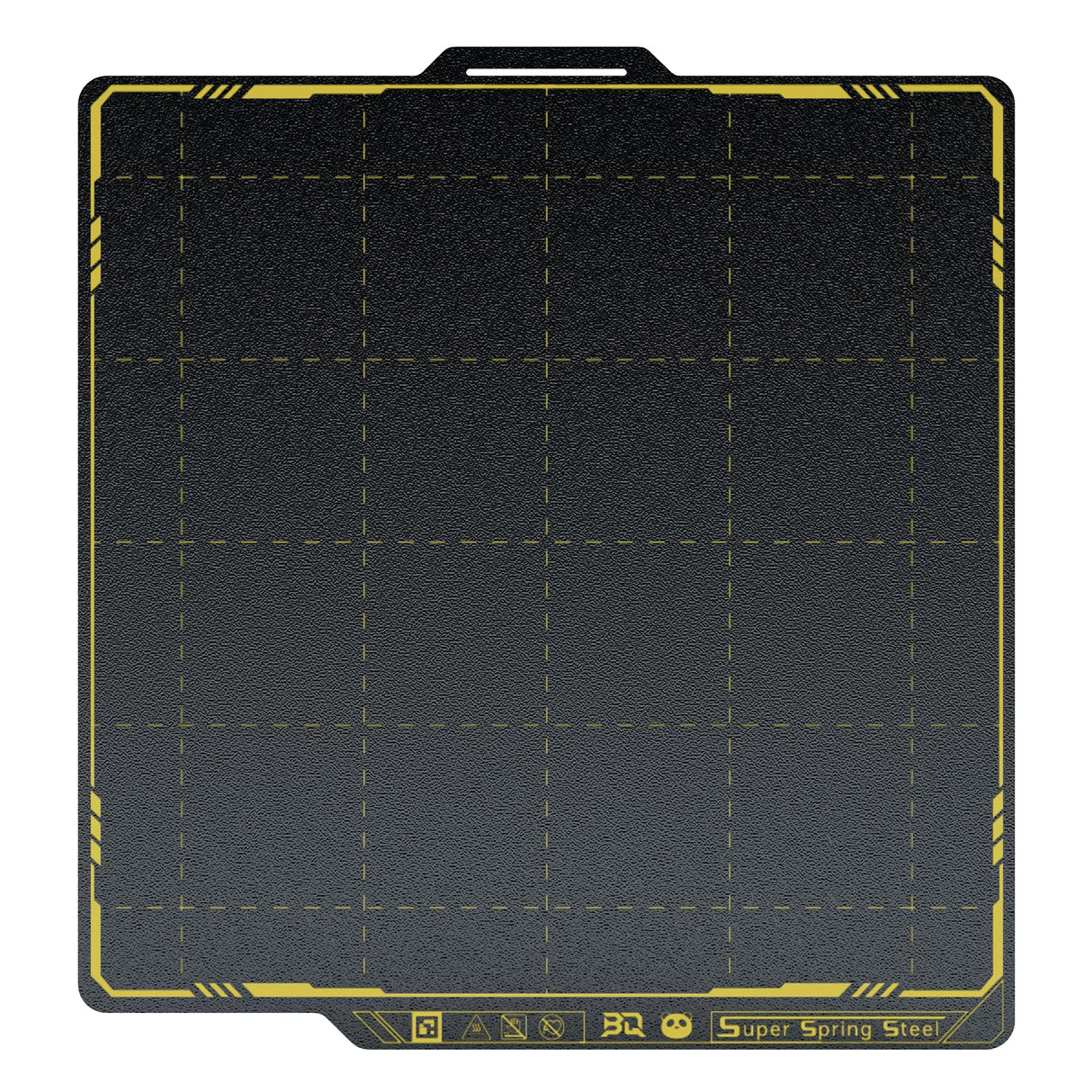 BIGTREETECH SSS Double-Sided Panda Spring Steel Build Plate Compatible with Bambu-Lab X1C/X1E/P1P/P1S/A1 3D Printer, 258x258MM(10.16x10.16in) Ultra-Flexible Sheet Removable Surface Platform (Black) BIGTREETECH