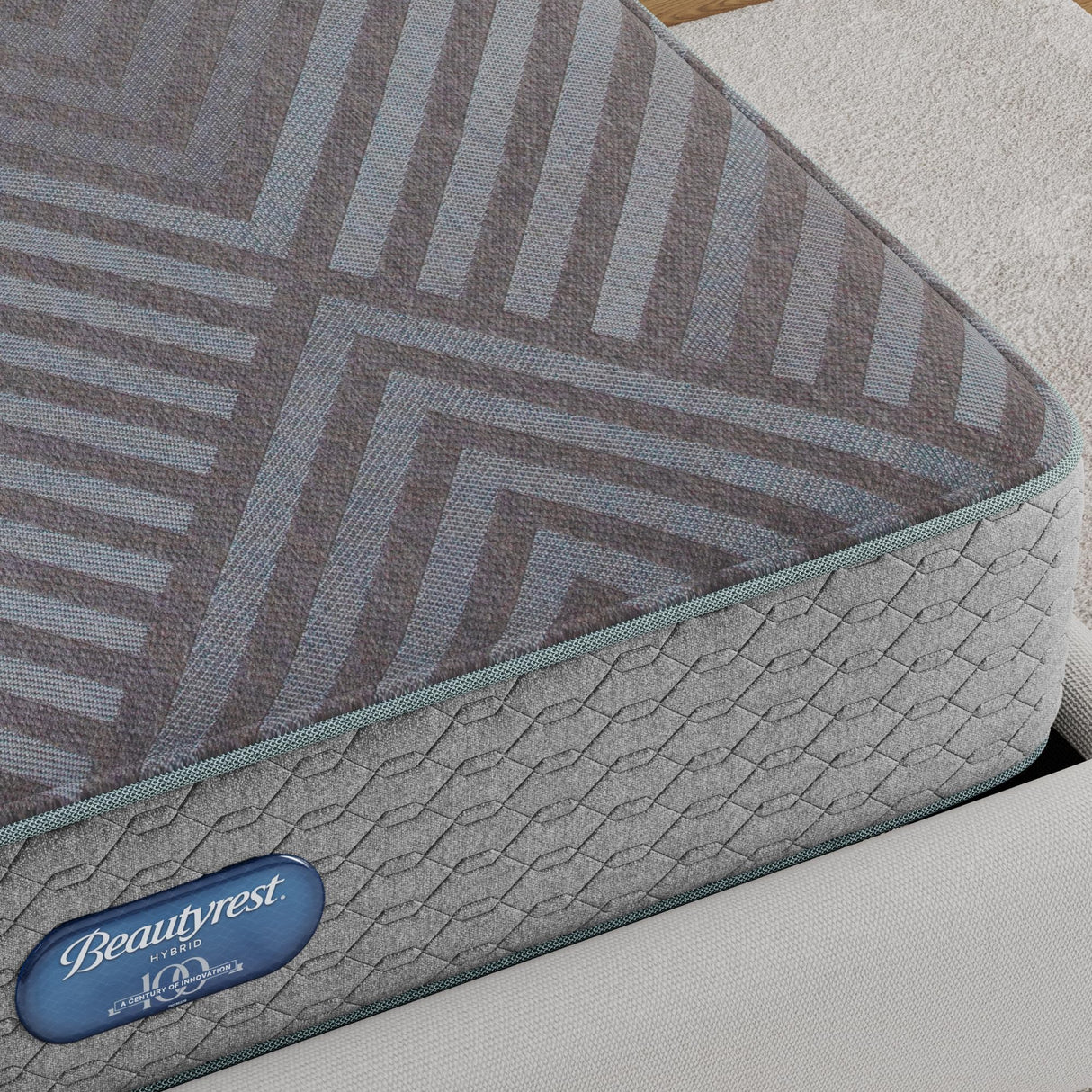 Beautyrest Days End Medium Firm 12" Hybrid Mattress - King - Cooling Tech, Supportive Durable Pocketed Coils, Pressure Relief, Motion Separation; 100 Night Sleep Trial and 10 Year Warranty Beautyrest