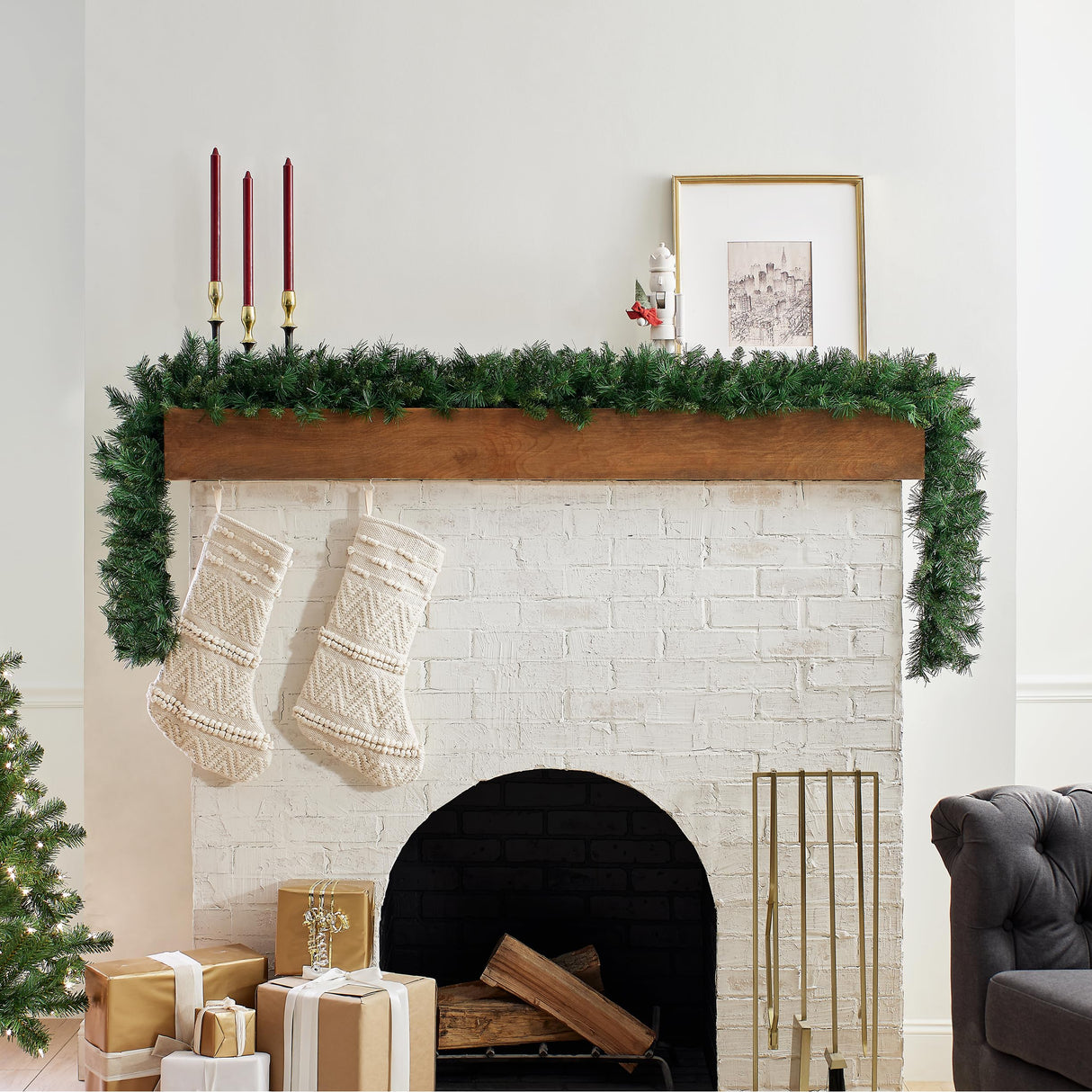 National Tree Company Artificial Christmas Garland, Green, Winchester Pine, Christmas Collection, 9 Feet National Tree Company