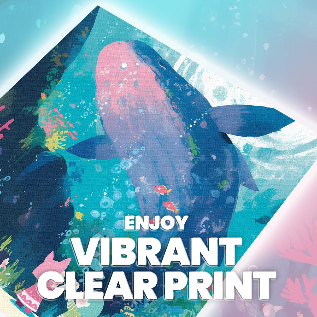 lamplig 4 Pack Paint by Numbers Kit for Kids Ages 8-12, Easy Paint by Number Kit Canvas for Kids, Sea Ocean Painting by Numbers for Adult Beginners, Small Paint by Numbers for Boys Girls Birthday Gift lamplig