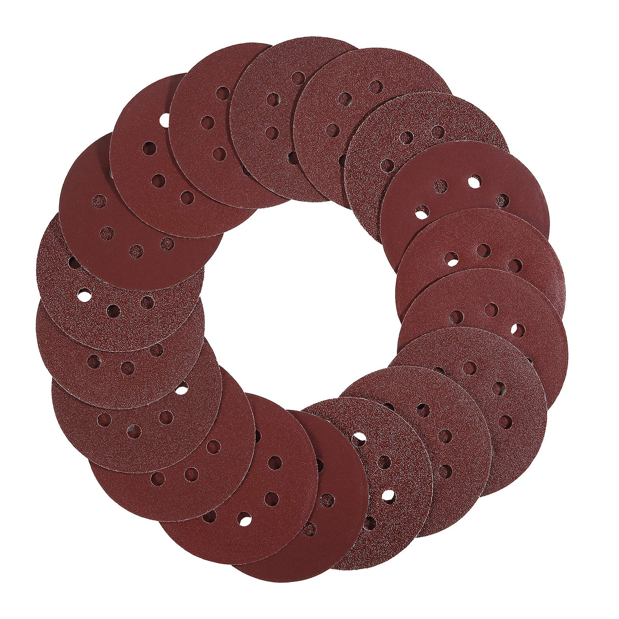 Bates- Sanding Discs 5 Inch 8 Hole, 30 Pack, Assorted Grits 40 80 120 220 320 600, Sanding Discs, Sanding Pads, Hook and Loop Sanding Disc, 8 Hole Sanding Discs, Round Sandpaper Discs, 5 inch Sanding Bates Choice