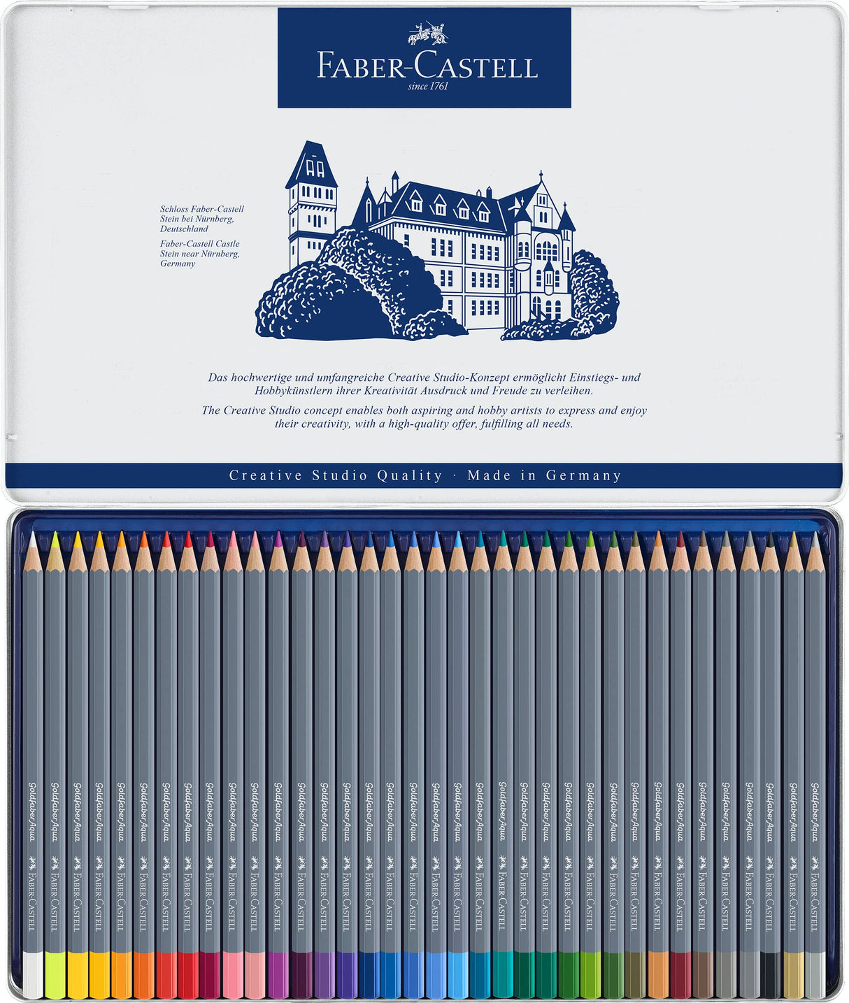 Faber-Castell Creative Studio Goldfaber Watercolor Pencils (36 Count) Faber-Castell