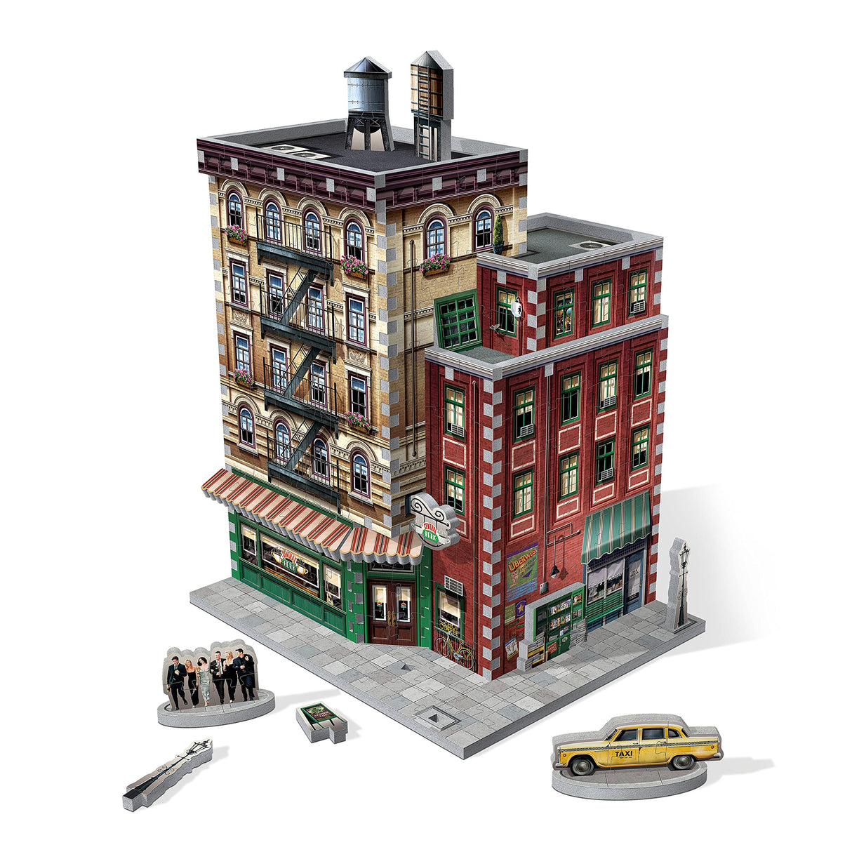 Wrebbit3D Friends Central Perk 3D Puzzle for Teens and Adults | 440 Real Jigsaw Puzzle Pieces | Not Just an Ordinary Model Kit for Adults for All Fans of The Friends TV Series Wrebbit3D
