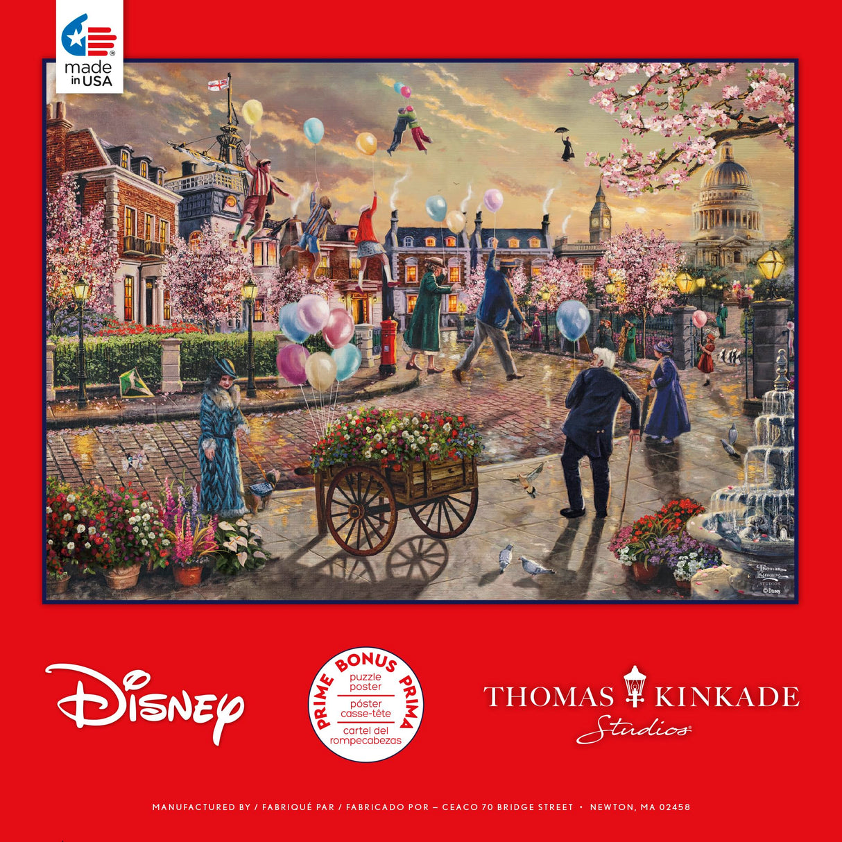 Ceaco - Thomas Kinkade - Disney - Mary Poppins Returns - 1000 Piece Jigsaw Puzzle Ceaco