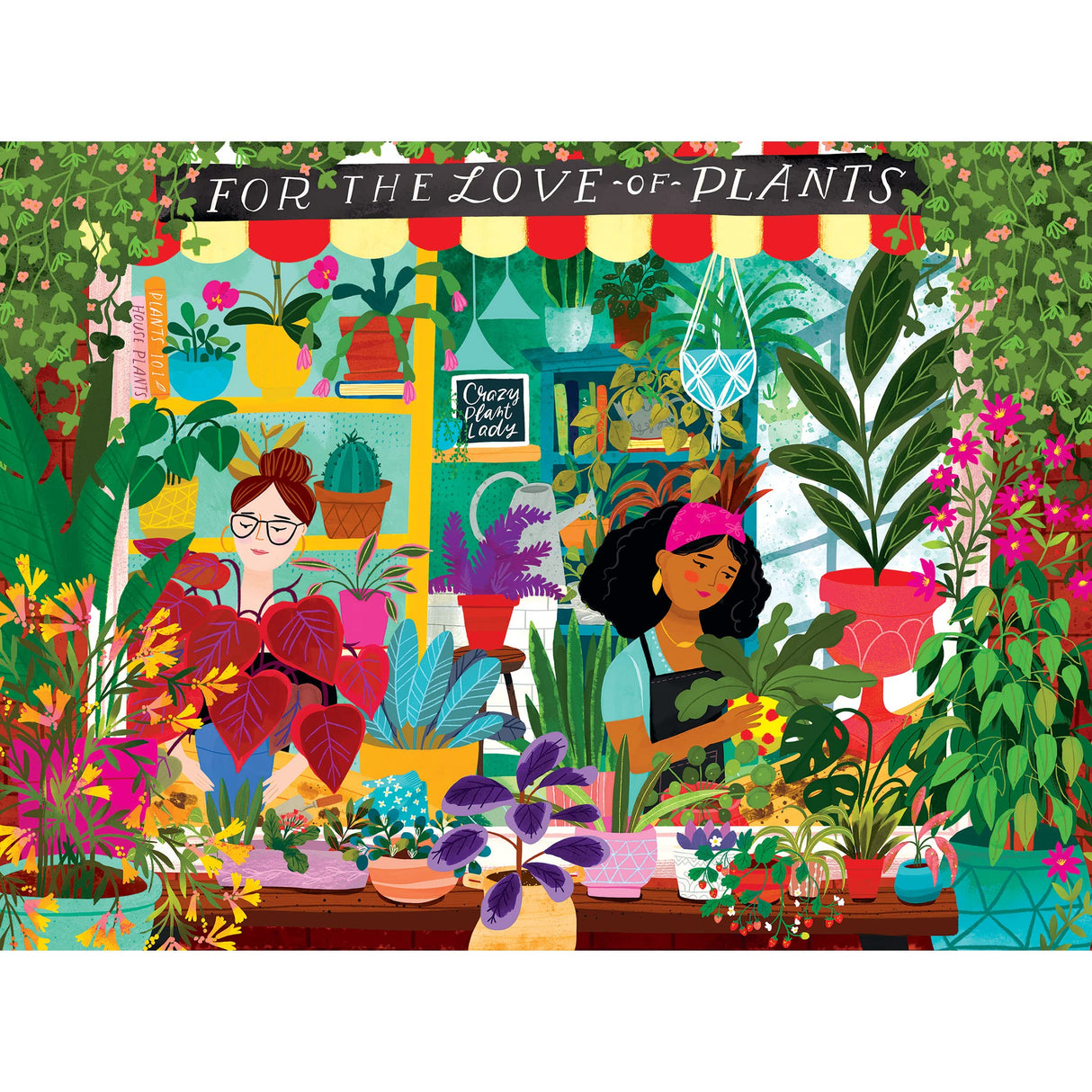 RoseArt - Cynthia Frenette - for The Love of Plants - 750 Piece Jigsaw Puzzle for Adults RoseArt