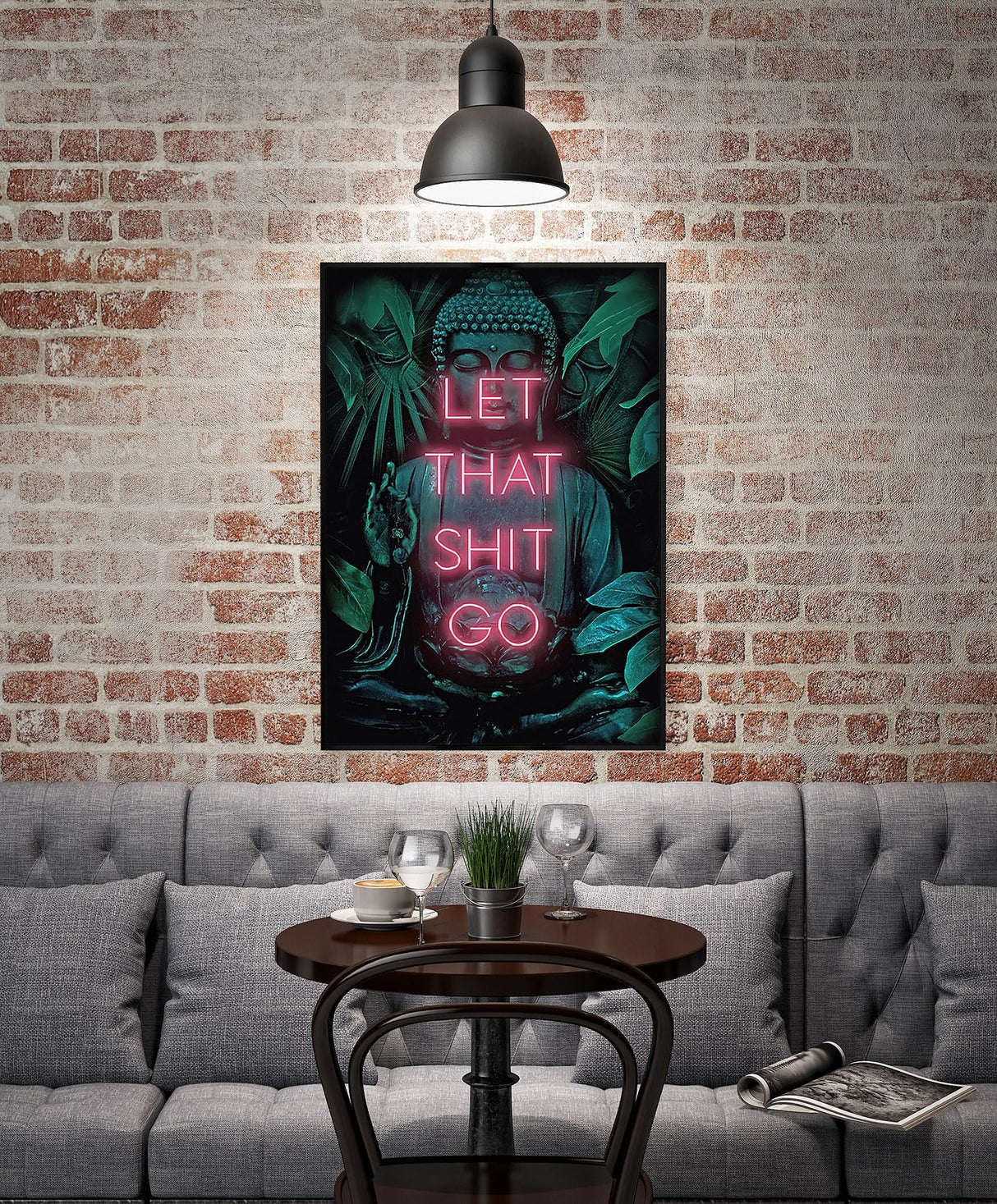 KINPLUB 5D Buddha Diamond Painting Kits for Adults Beginners, Buddhism Inspirational Diamond Art Kits, DIY Full Round Drill Religious Paint with Diamond Pictures Gem Art, Home Wall Decor 12 x 16 Inch KINPLUB