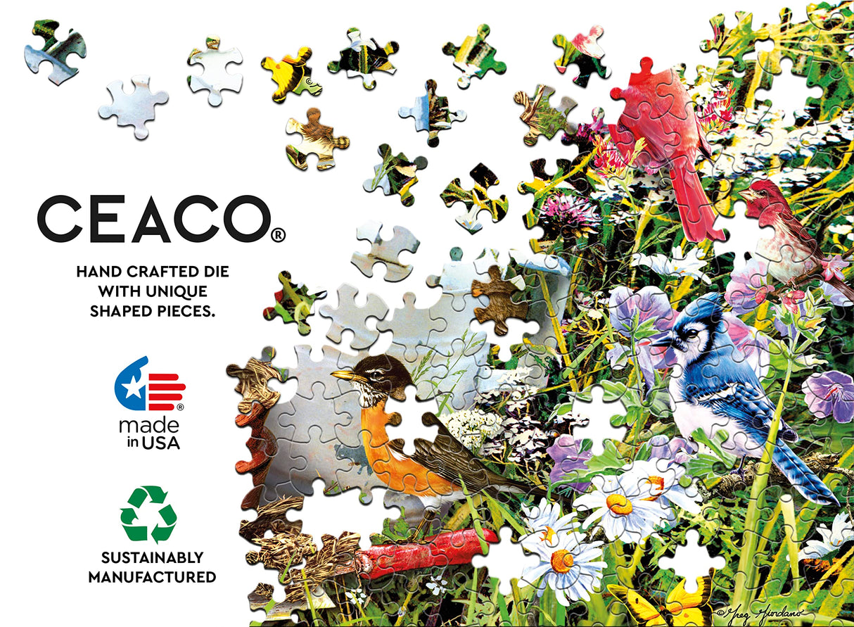 Ceaco - Garden Birds - 500 Piece Jigsaw Puzzle Ceaco