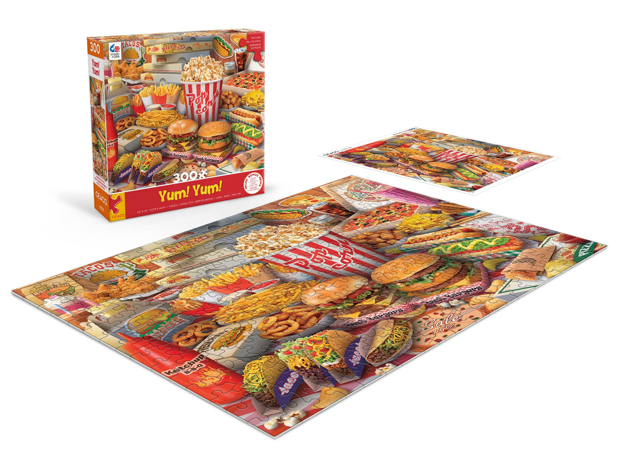 Ceaco - Yum Yum - 300 Oversized Piece Jigsaw Puzzle Ceaco