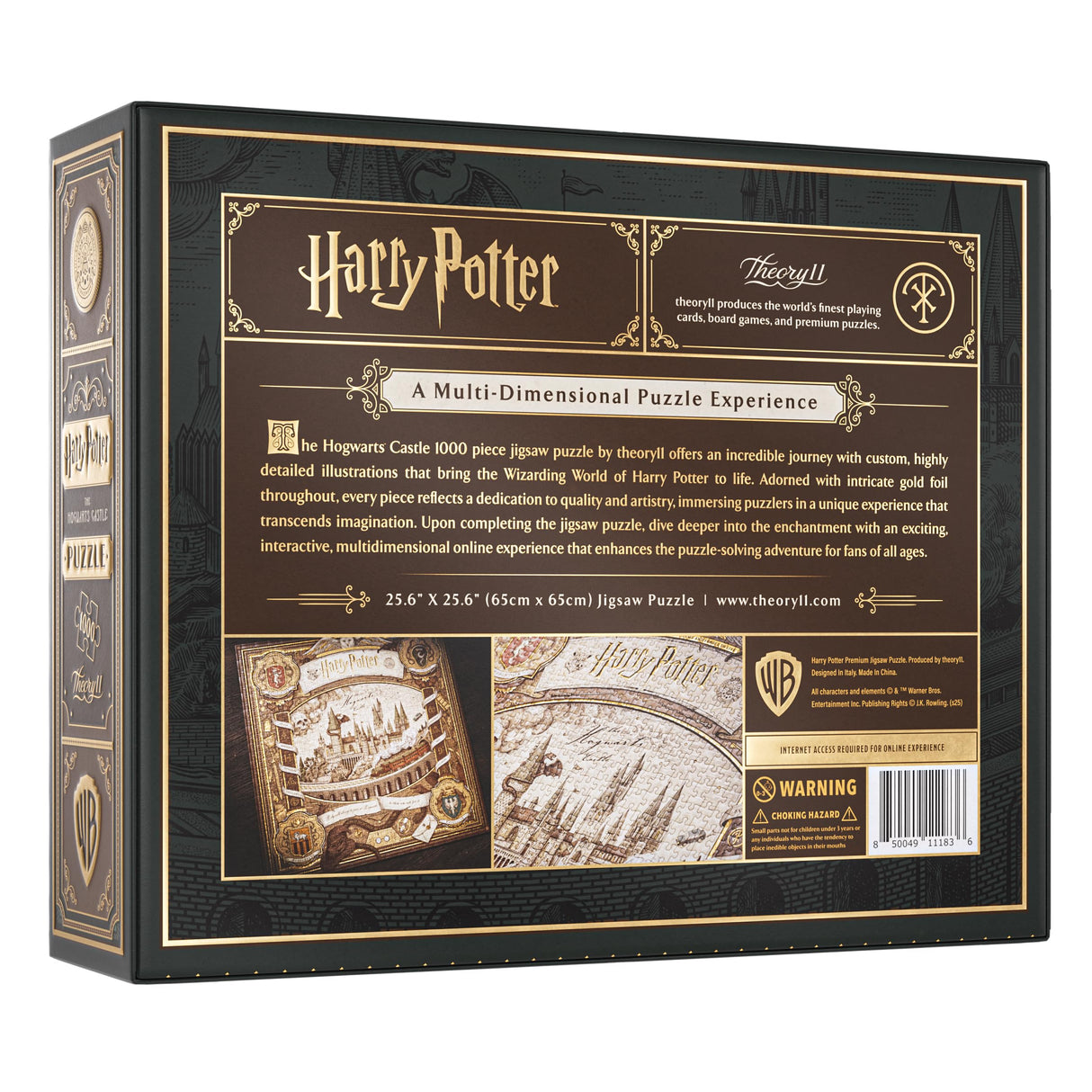 theory11 Harry Potter Jigsaw Puzzle - 1,000 Piece Jigsaw Puzzle - Officially Licensed Harry Potter Merchandise & Collectibles - Precision Fit and Premium Quality - Intermediate Puzzle theory11