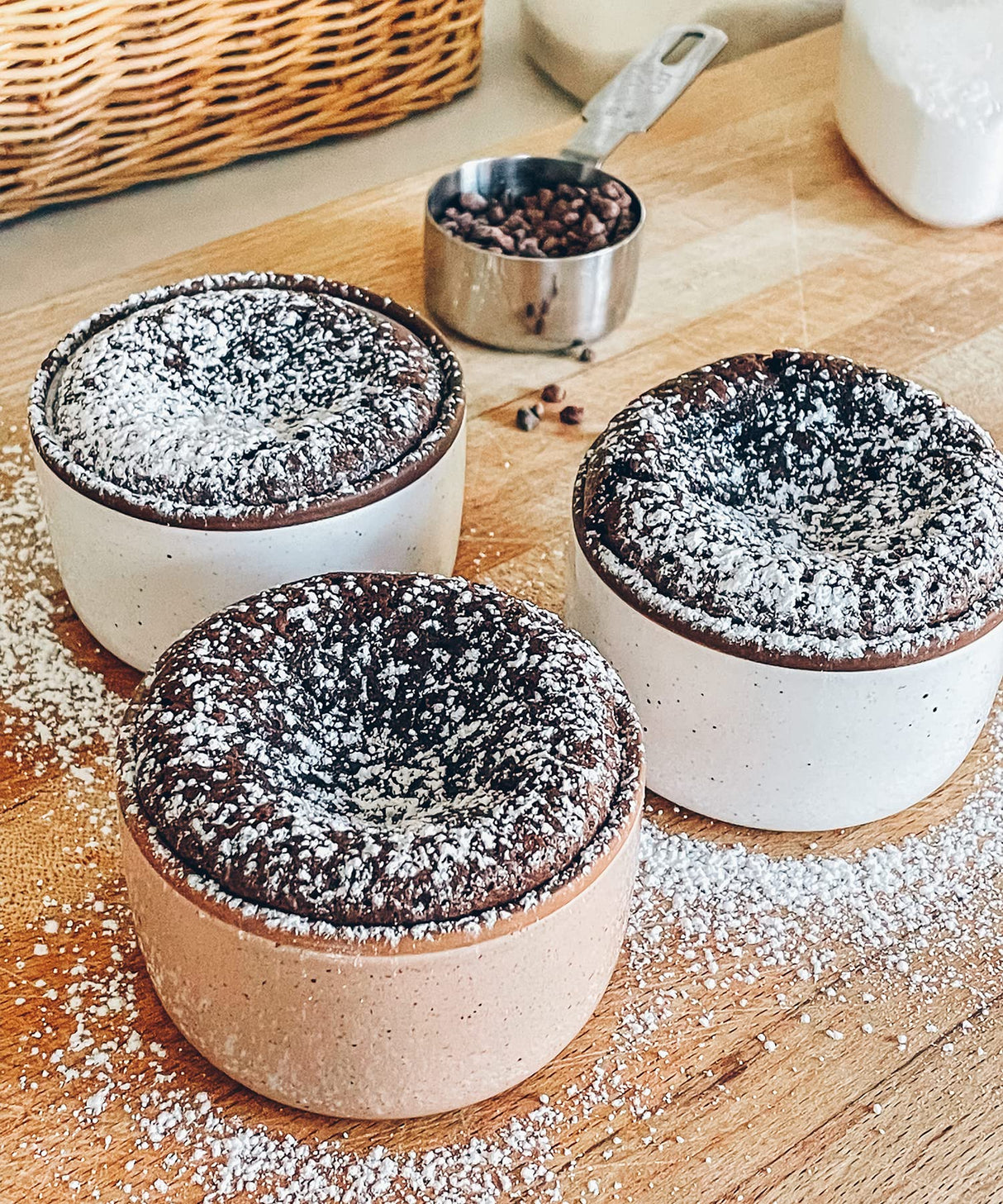 Mora Ceramic Ramekins - 8oz, Set of 6 - Small Oven Safe Baking Dishes/Cups - For Personal Pudding, Creme Brulee, Souffle, Serving Dip, Custard, Ice Cream - Single Mini Bowls - Assorted Neutrals MORA CERAMICS HIT PAUSE