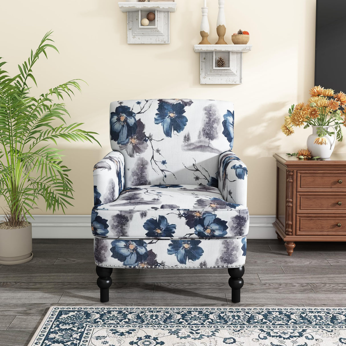 Christopher Knight Home Boaz Fabric Club Chair - Floral Print Christopher Knight Home