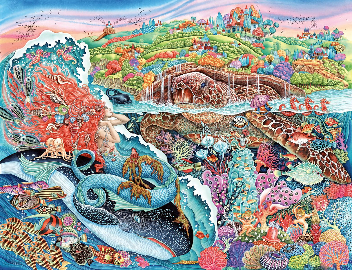 Ravensburger Thalassic Tale 2000 Piece Jigsaw Puzzle | Promotes Logical Thinking & Relaxation | Unique and Intricate Design Ravensburger