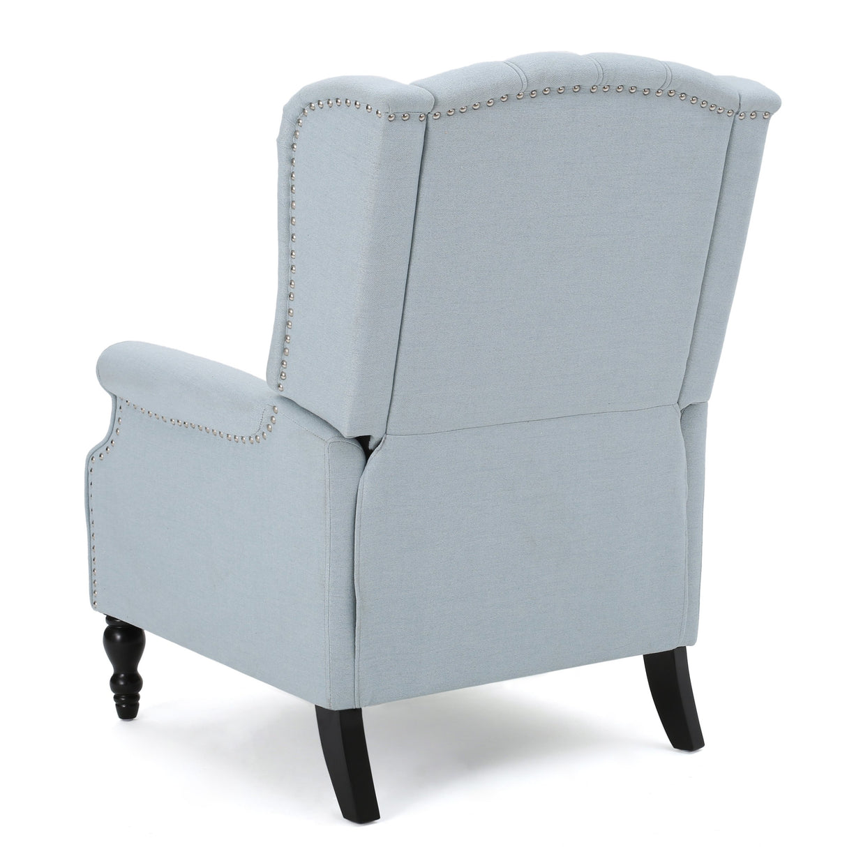 Christopher Knight Home Walter Fabric Recliner, Light Sky Dimensions: 34.75”D x 28.00”W x 41.25”H GDFStudio