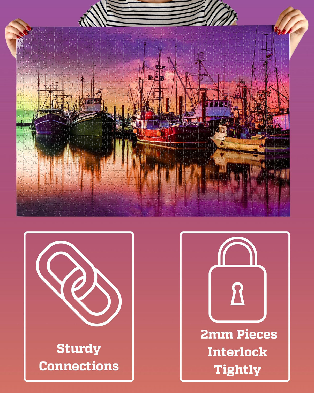 Puzzles for Adults 1000 Pieces - 20x30 in HD Quality Landscape 1000 Piece Puzzle for Adults & Families | Sturdy 2mm Adult Puzzle Pieces | 8 Jigsaw Puzzles Saver Sheets & Full-Sized 1:1 Poster Included Gerjato