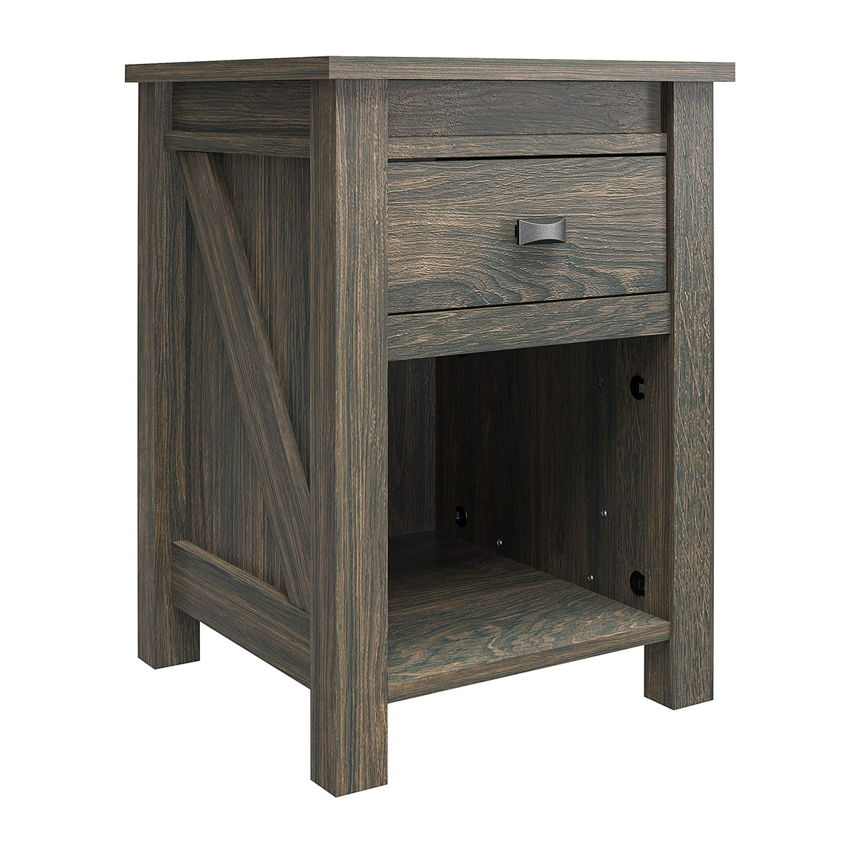 Ameriwood Home Farmington, Nightstand, Weathered Oak Ameriwood Home