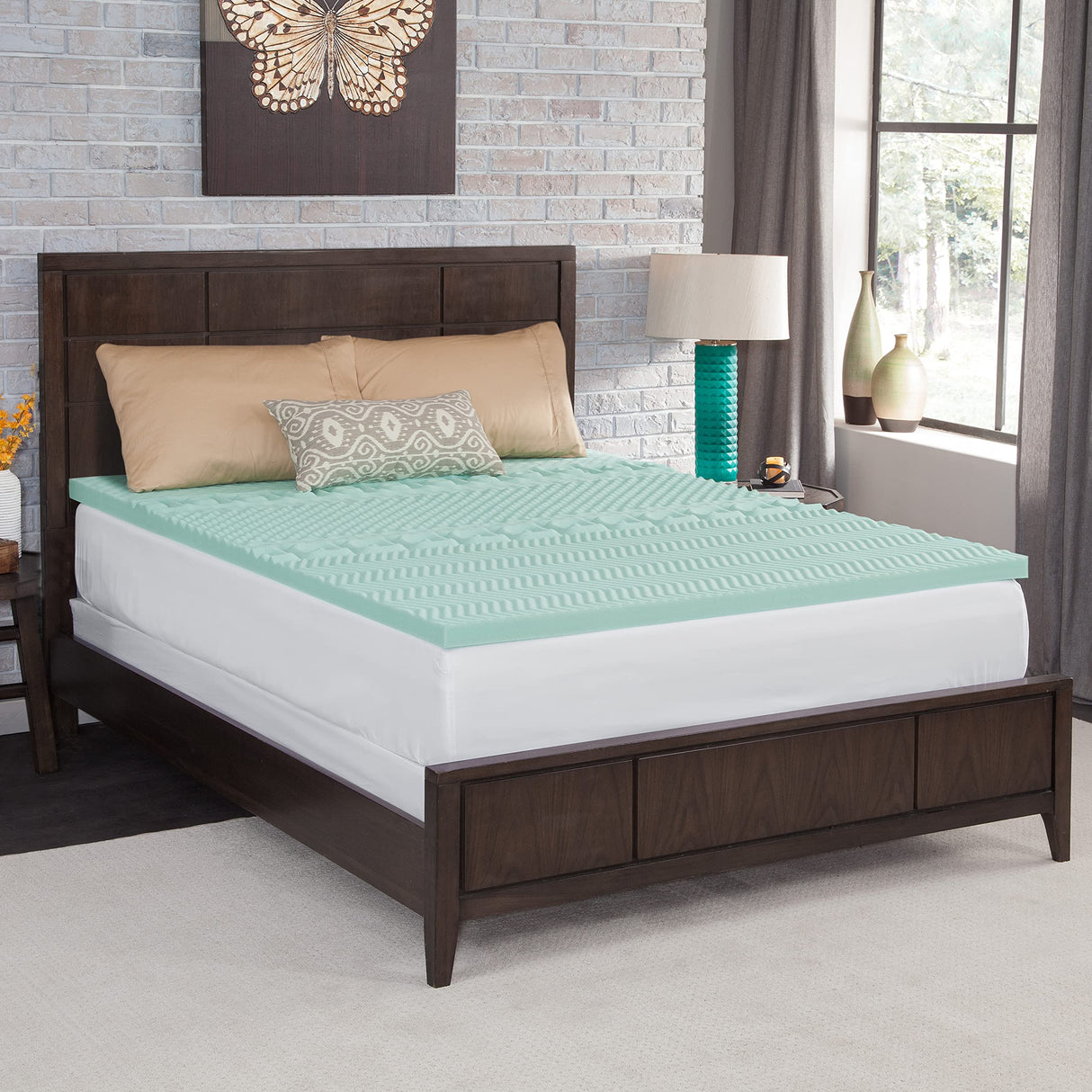 Dream Serenity EcoZone 1.5" Memory Foam Mattress Topper Full Dream Serenity