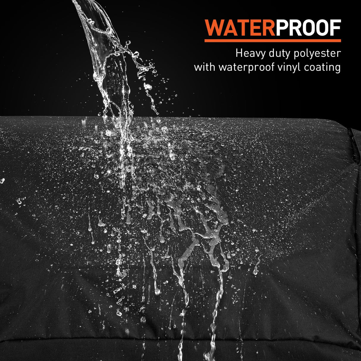 Arcedo 72 Inch Grill Cover, Waterproof Large BBQ Gas Grill Cover Compatible with Weber, Durable and Rip Resistant, Fits for Charbroil Nexgrill Napoleon Arcedo