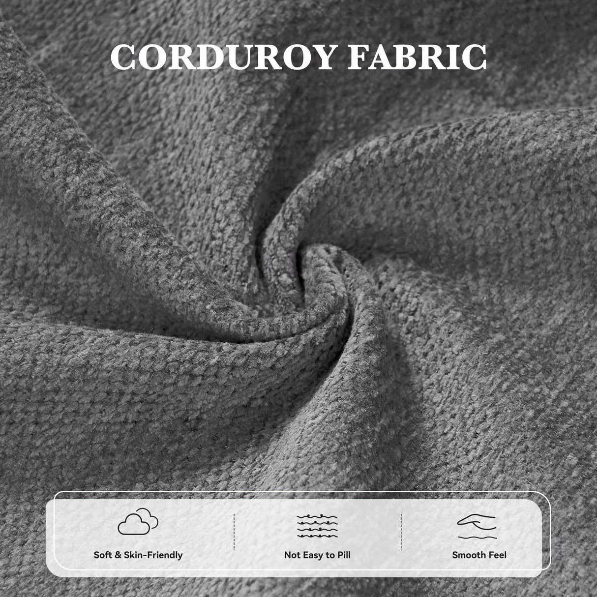 Nalupatio 107" Modern Boneless Couch Cloud Modular Sectional Sofa with L Shaped Chaise, Upholstered Comfy Chenille Couch Bed in a Box,No Assembly Required Nalupatio