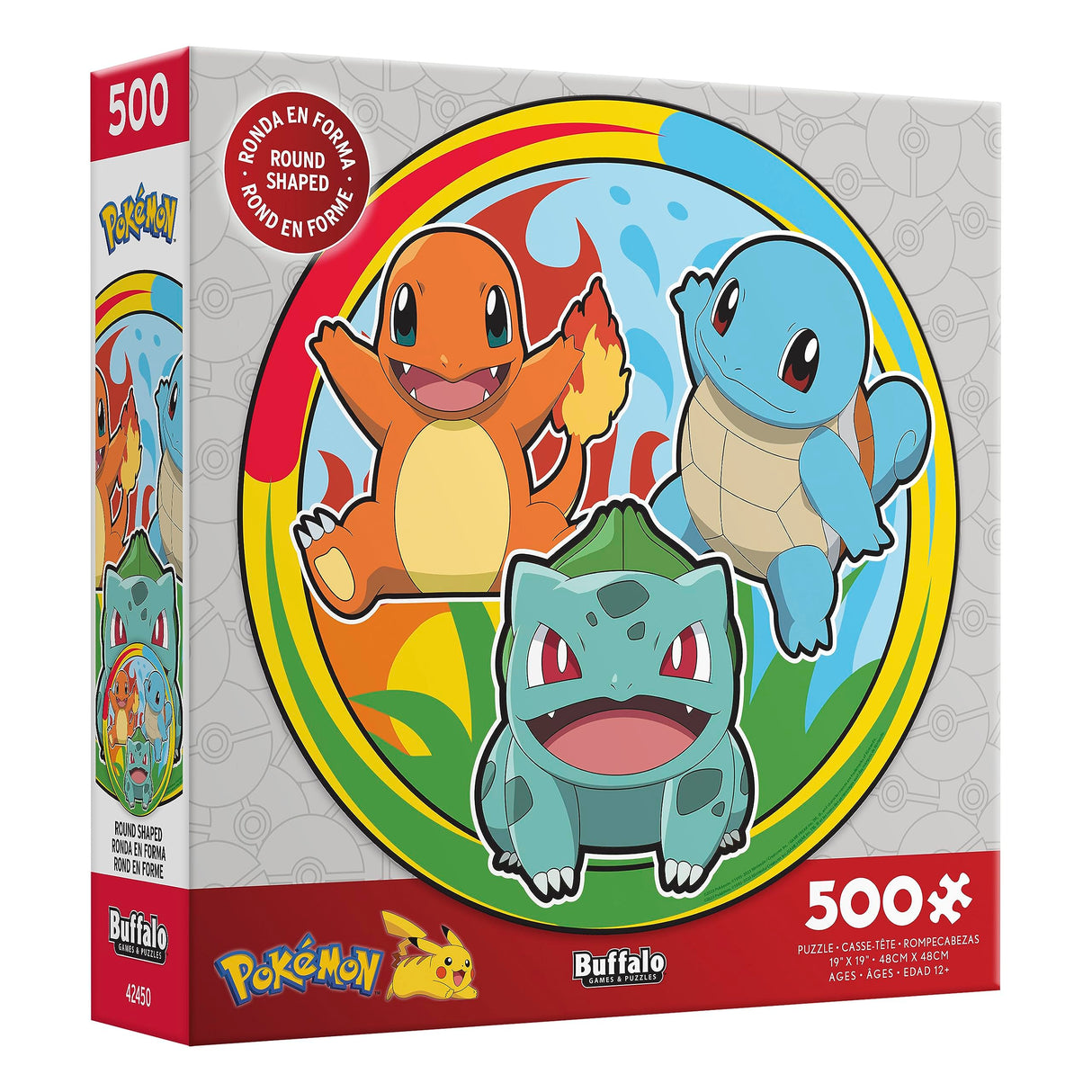 Buffalo Games - Kanto Badge - 500 Piece Round Jigsaw Puzzle Buffalo Games