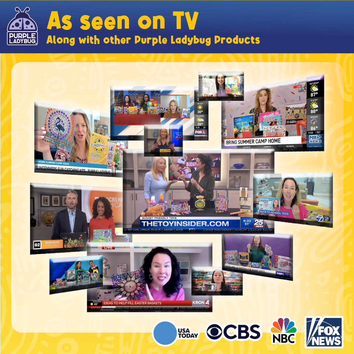 Purple Ladybug 1900+ Puffy Sticker Collection for Kids 4-8 - 80 Unique Reusable Sheets, Creative 3D Designs - Reward Stickers, Arts & Crafts Set, Travel Activities, Road Trip Essentials & Toys PURPLE LADYBUG