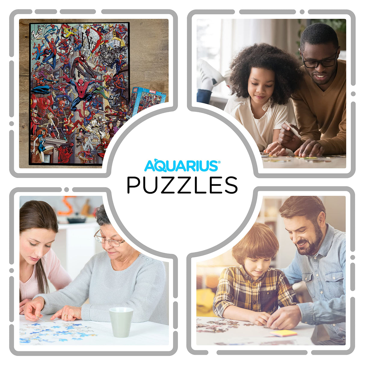 AQUARIUS Marvel Spider-Man Heroes Puzzle (3000 Piece Jigsaw Puzzle) - Officially Licensed Marvel Comics Merchandise & Collectibles - Glare Free - Precision Fit - 32x45 Inches AQUARIUS