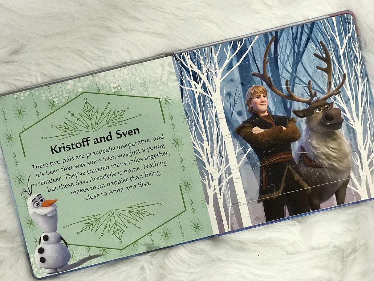Disney Frozen 2 My First Puzzle Book - Jigsaw Puzzles for kids, 10-page board book, 5 puzzles to enjoy Phidal