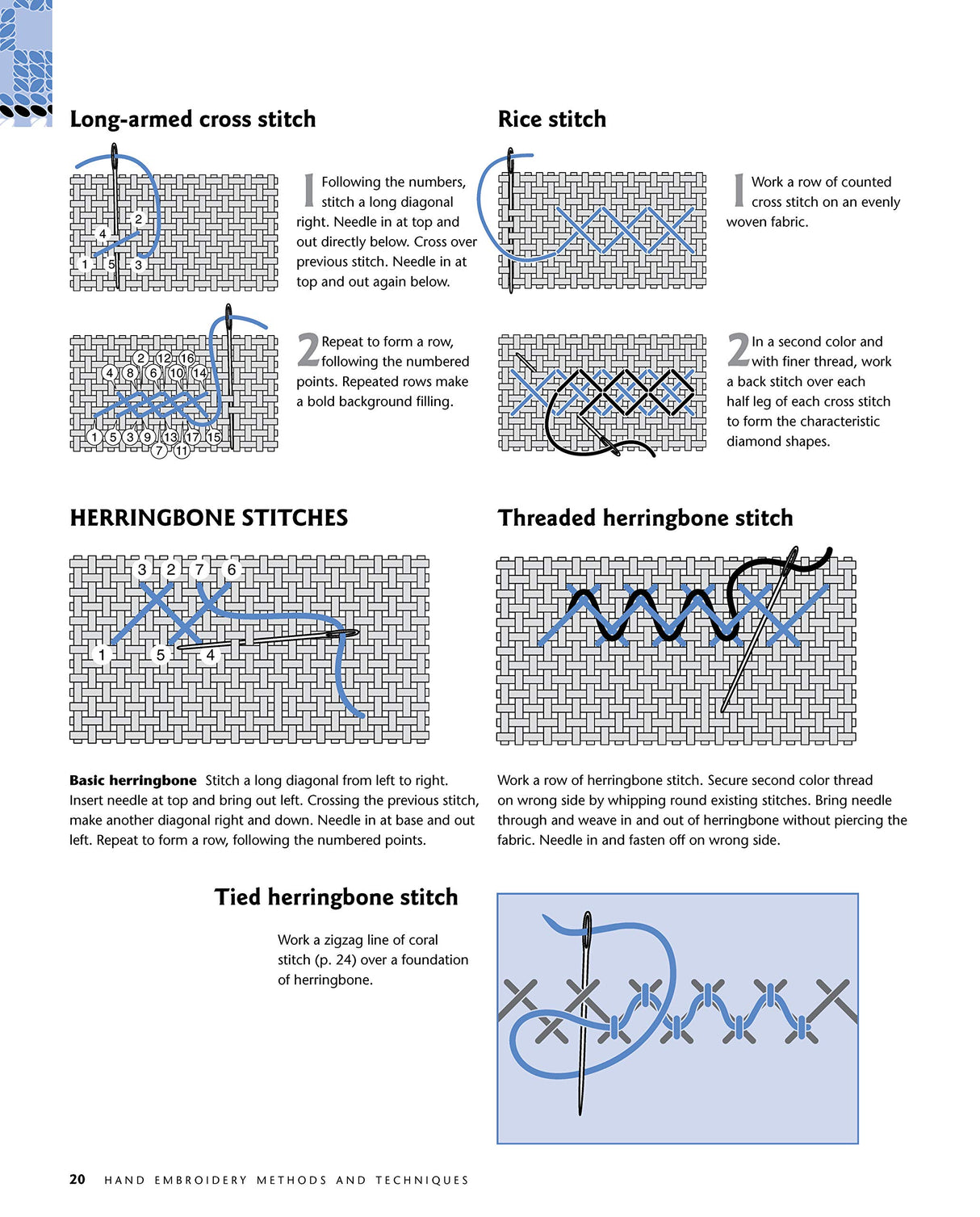 Embroidery: A Beginner's Step-by-Step Guide to Stitches and Techniques (Design Originals) More than 70 Stitches; Instructions for Hand & Machine Methods, Plus Regional Traditions Design Originals