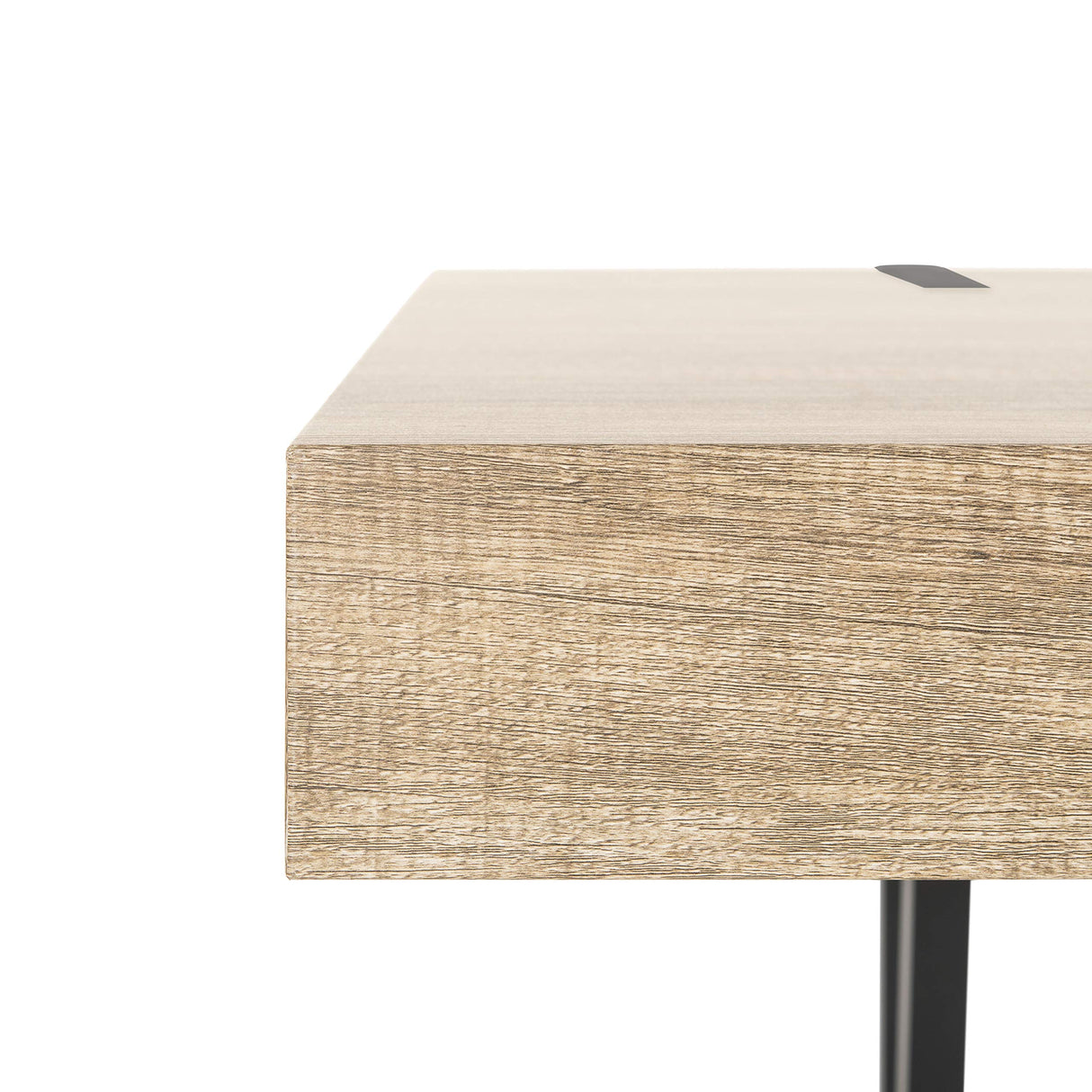 Safavieh Home Alyssa Rustic Industrial Brown and Black Dining Table Safavieh