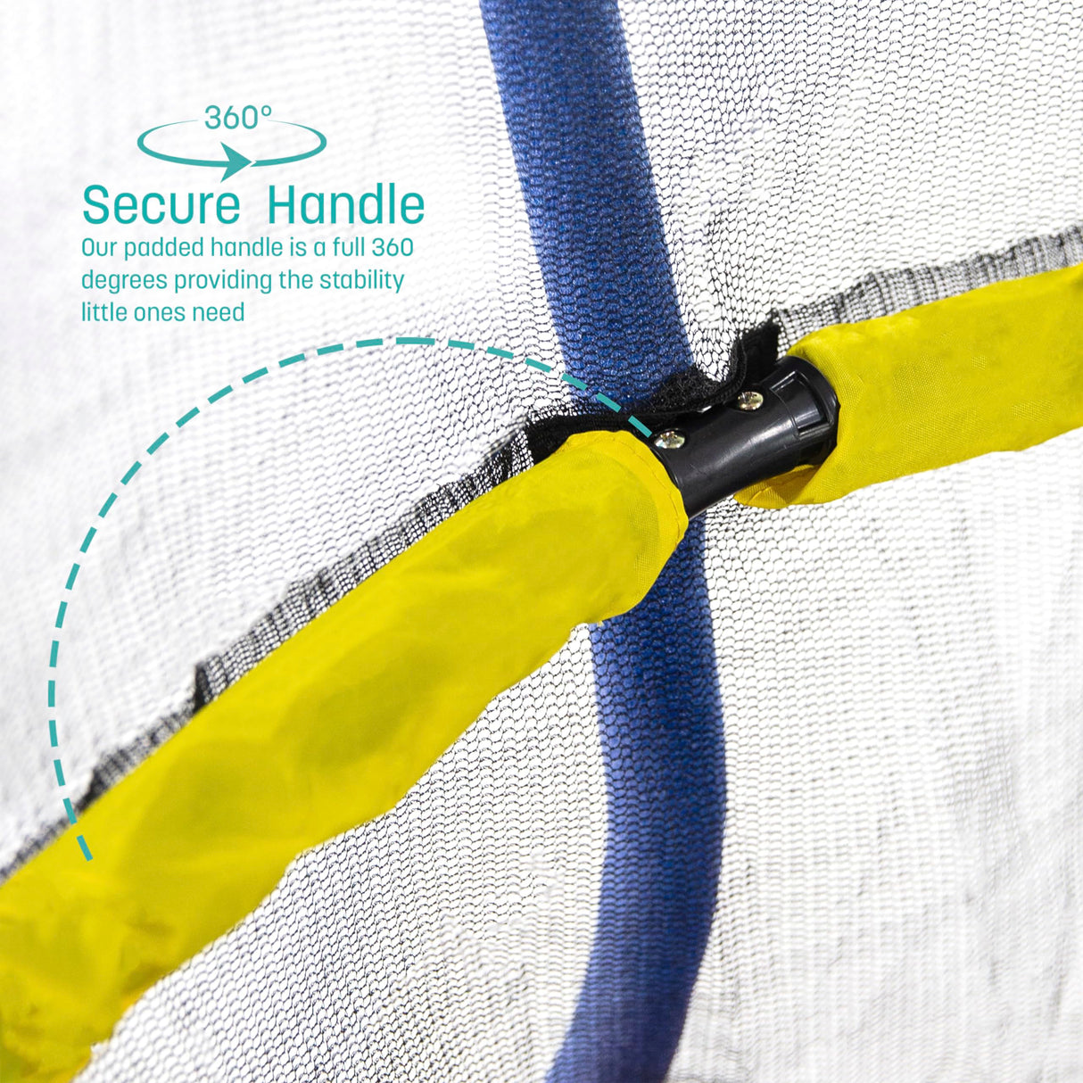 SKYWALKER TRAMPOLINES 48” Round, Indoor Outdoor Mini Trampoline for Kids Toddler Bouncer with Enclosure Net, Padded Frame, Cover and Handlebar, No-Gap Safe Design, Zoo Adventure Skywalker Trampolines