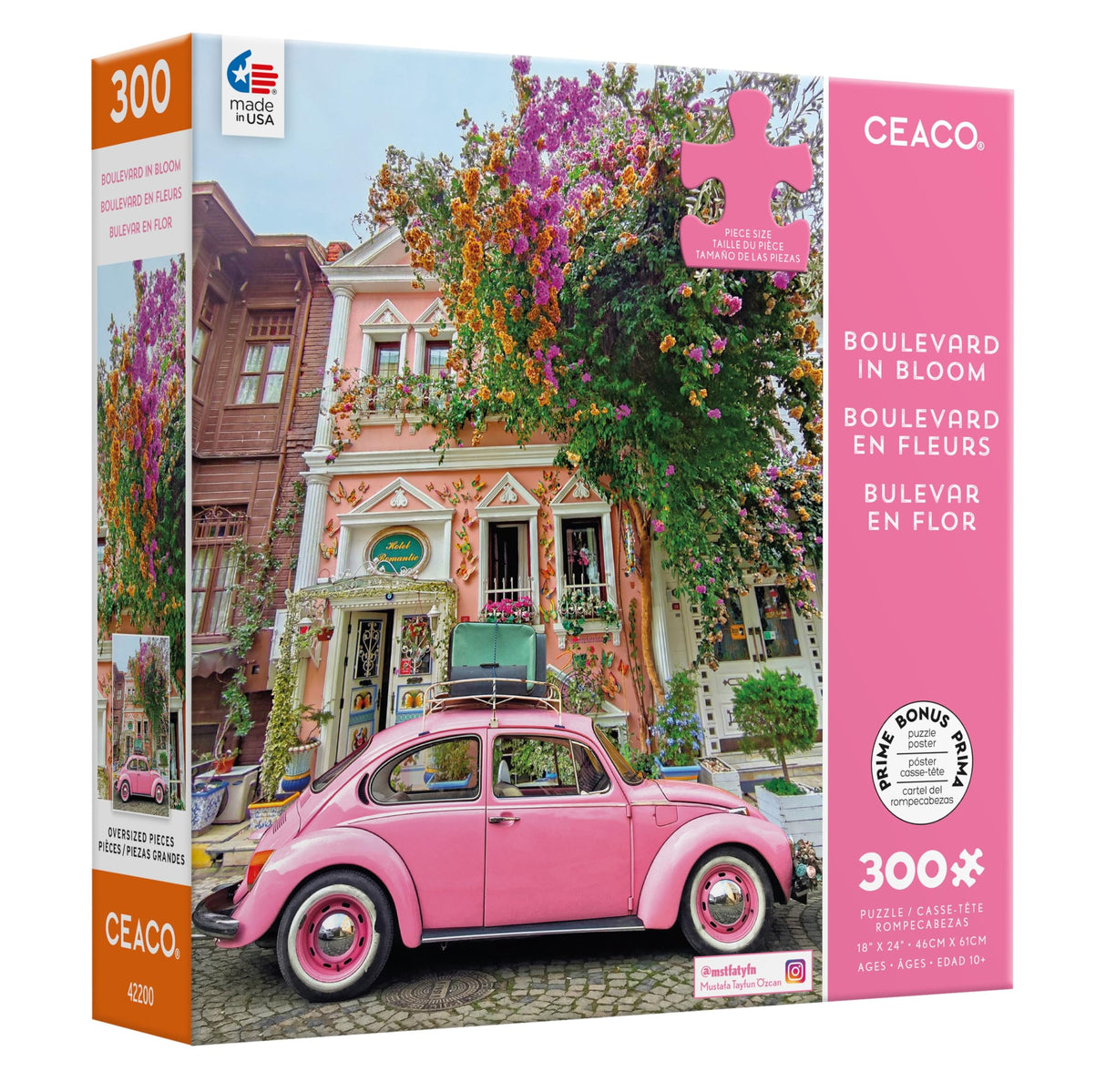 Ceaco - Scenic Photography - Boulevard in Bloom - 300 Piece Jigsaw Puzzle Ceaco