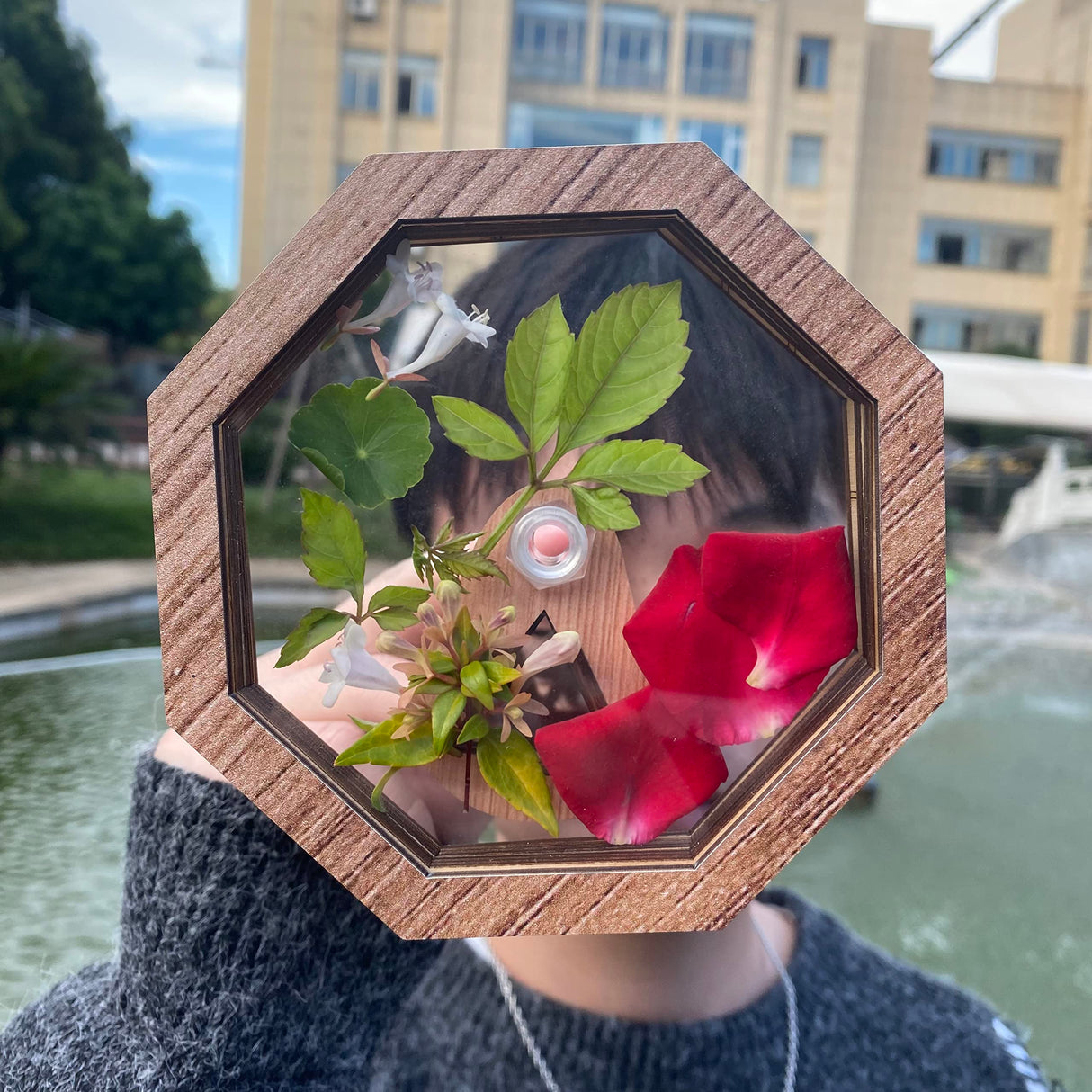 vidonio 2PCS Natural DIY Kaleidoscope Kit, New Wooden Magic Rotating Kaleidoscope Making Set for Nature Lovers, Best Gift, Outdoor Classic Handmade Education Toys for Kids vidonio