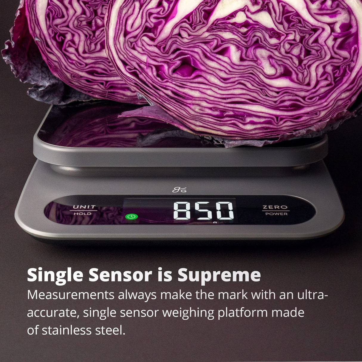 Greater Goods High Capacity Kitchen Scale, 10kg/22lb Capacity Food Scale for Bulk Cooking & Baking, Touch Controls, Hi-Def LCD, Stainless Steel Platform, Precise to 1g Greater Goods