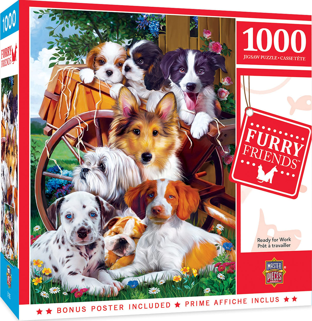 MasterPieces 1000 Piece Jigsaw Puzzle for Adults, Family, Or Youth - Ready for Work - 19.25"x26.75" Masterpieces