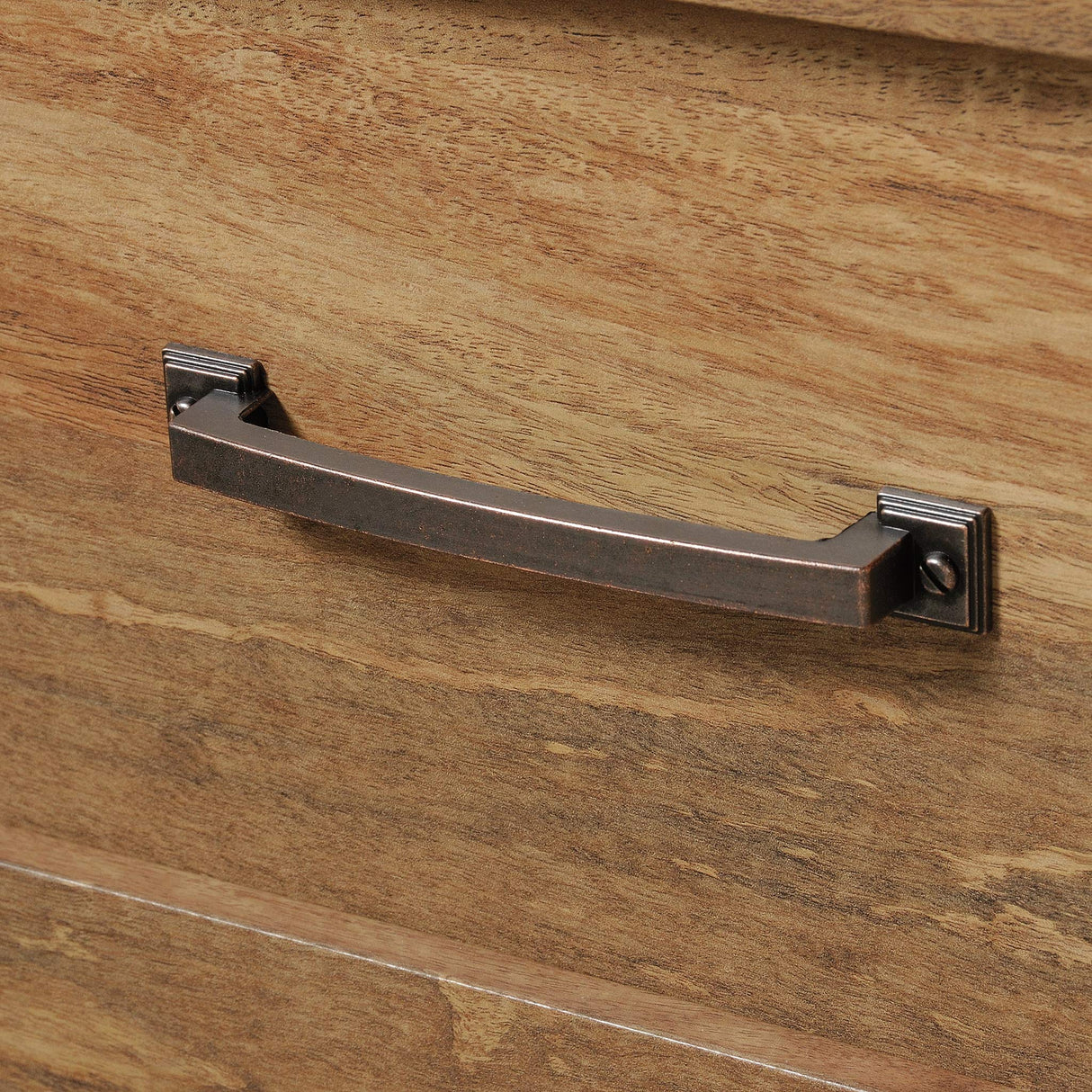 Sauder Cannery Bridge 4-Drawer Chest, L: 31.26" x W: 17.56" x H: 41.5", Sindoori Mango finish Sauder