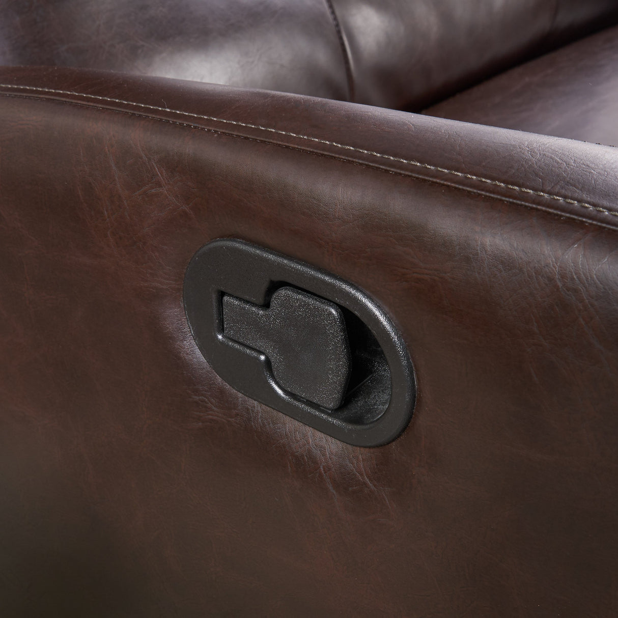 Christopher Knight Home Halima Leather 2-Seater Recliner, Brown, 37. 01 x 46. 46 x 39. 96 inches Christopher Knight Home