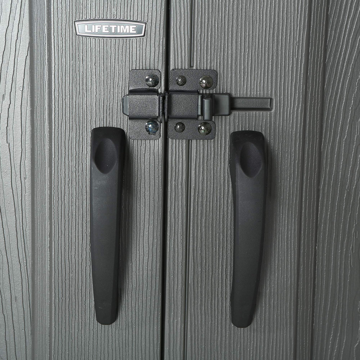 Lifetime 60202 8 x 10 Ft. Outdoor Storage Shed, Gray Lifetime