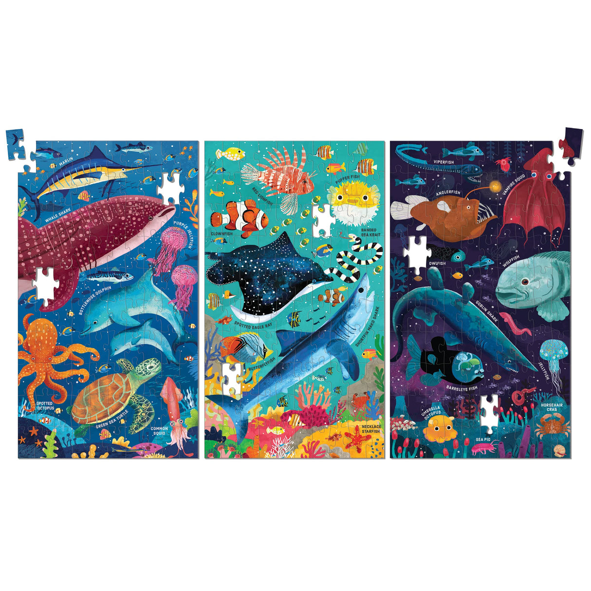 Mudpuppy Depths of The Oceans Science Puzzle Set Mudpuppy