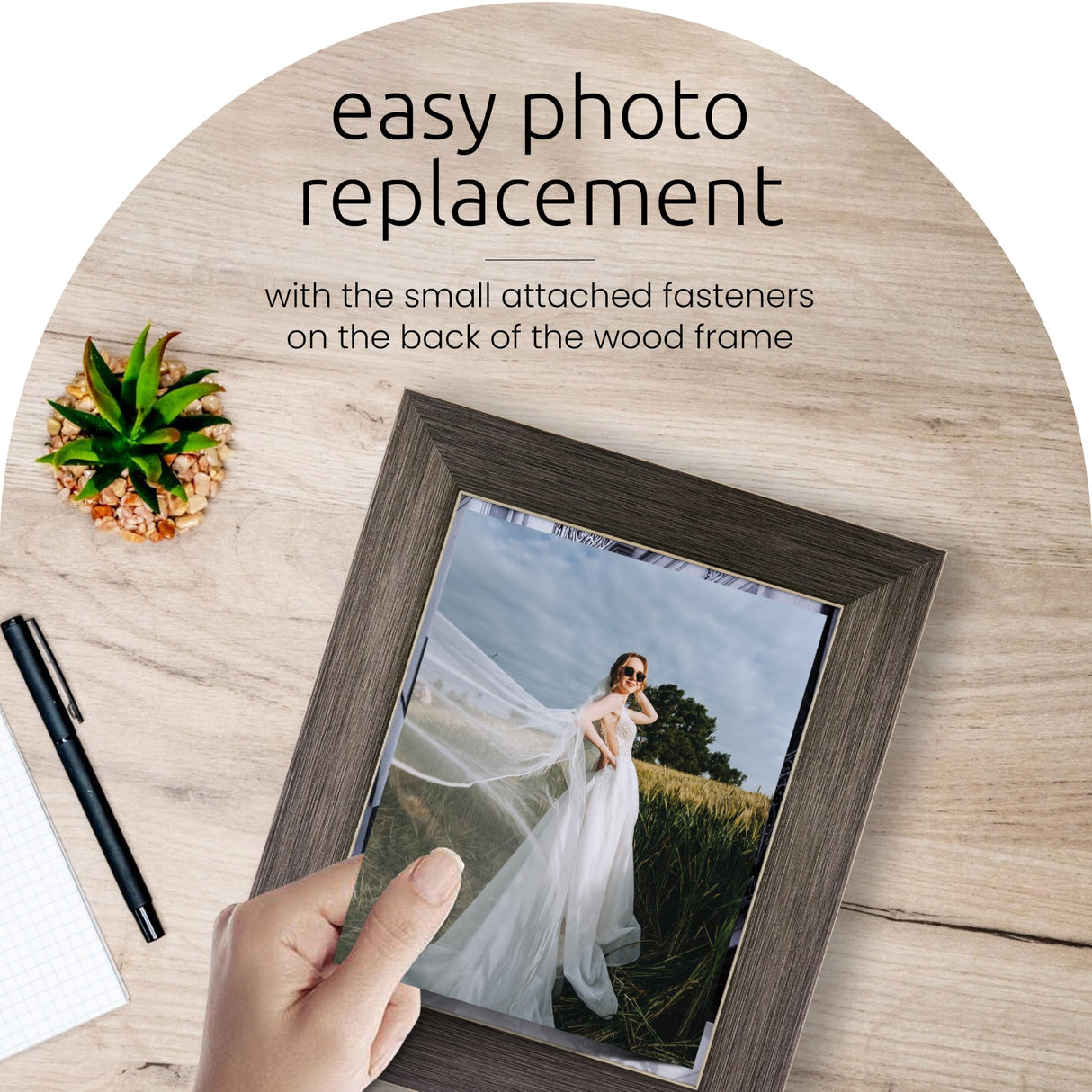 kieragrace - PH44005-1 Farmhouse luxury-frames, 8 by 10-Inch, Blackended Wood Kiera Grace