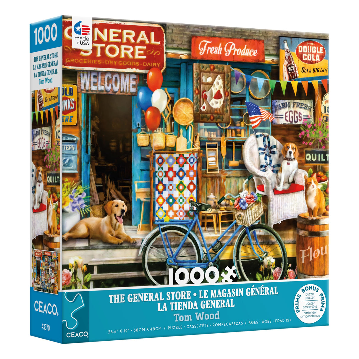 Ceaco - Tom Wood - The General Store - 1000 Piece Jigsaw Puzzle Ceaco