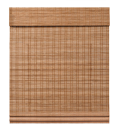 LazBlinds Cordless Bamboo Roman Shades, Light Filtering Window Treatment, Roll Up Bamboo Blinds for Windows, 26'' W x 60'' H