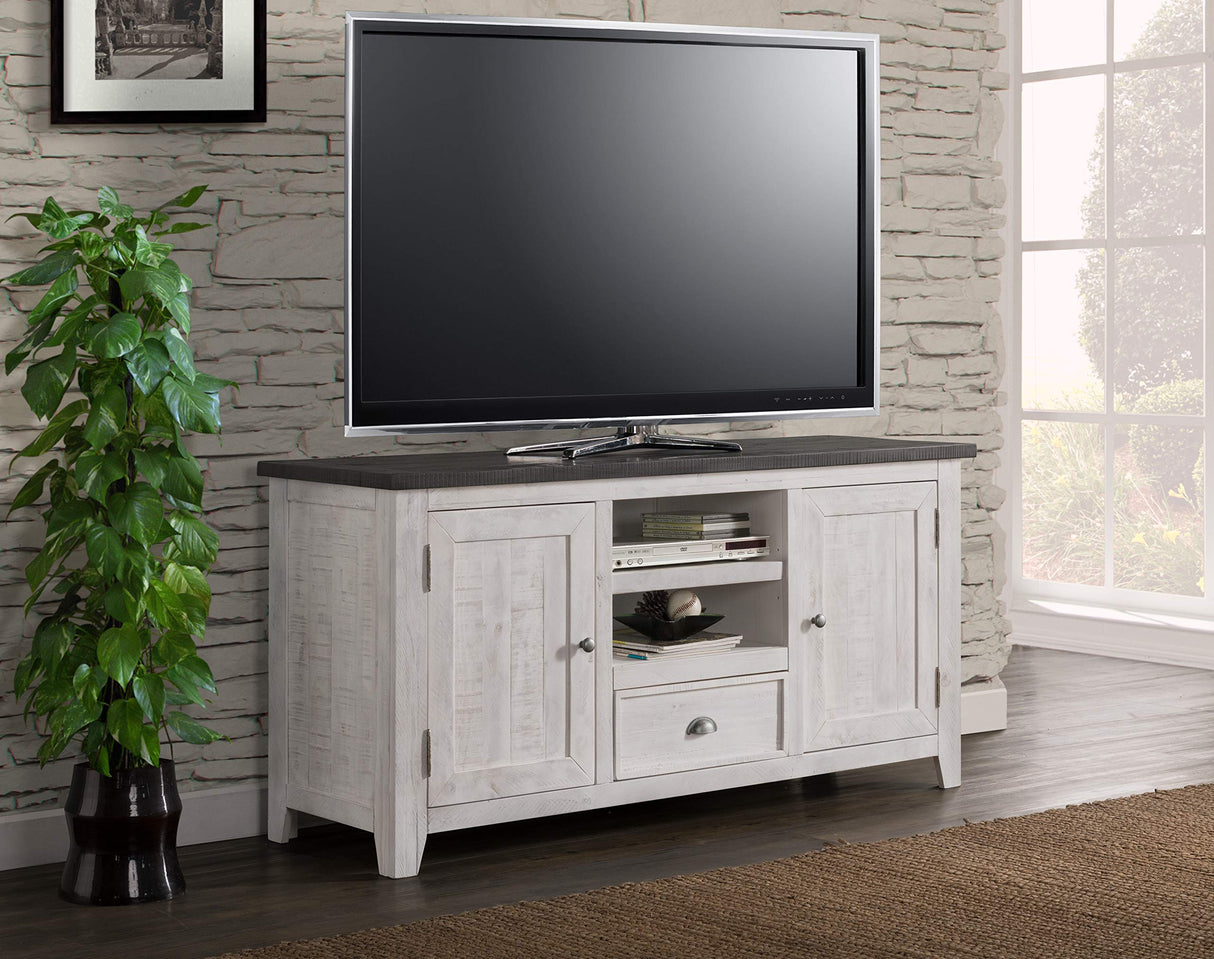 Martin Svensson Home Monterey TV Stand, White with Grey Top Martin Svensson Home
