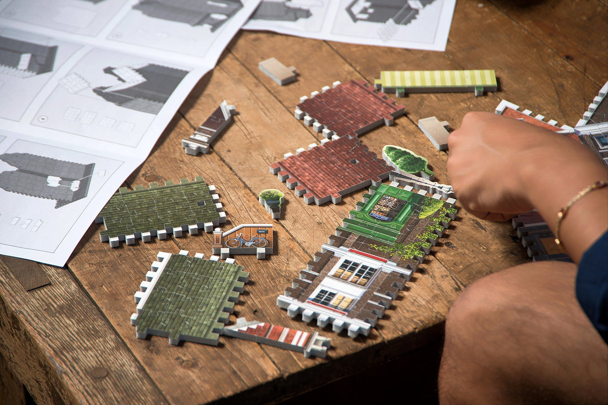 WREBBIT 3D Urbania Collection Café 3D Jigsaw Puzzle (285 Pieces) (W3D-0503) Wrebbit3D